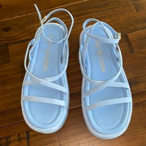 Stuart Weitzman Blue Sandals